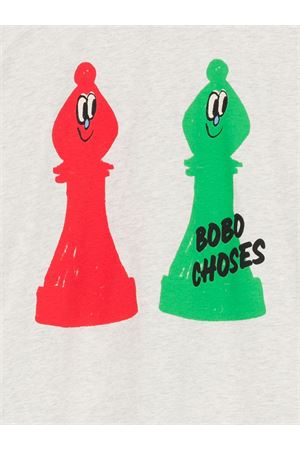 tshirt in cotone grigio BOBO CHOSES KIDS | B225AC009051